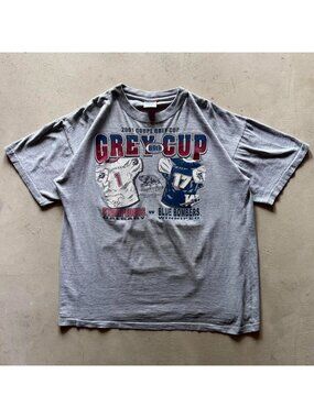vintage 2001 CFL grey cup tshirt